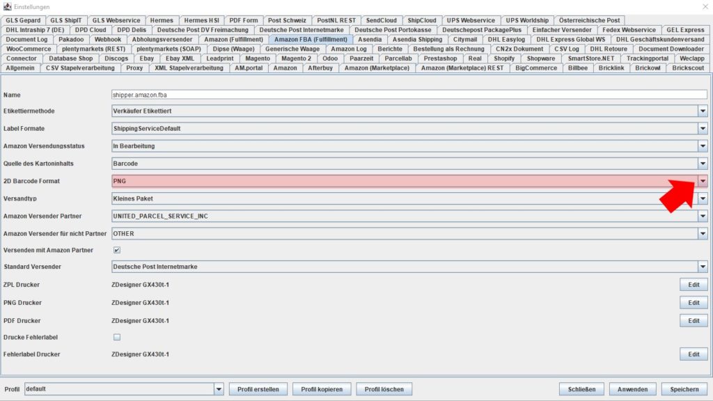 AmazonFBA barcode format