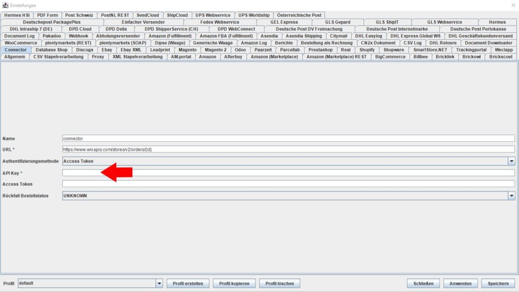 Connector API Key